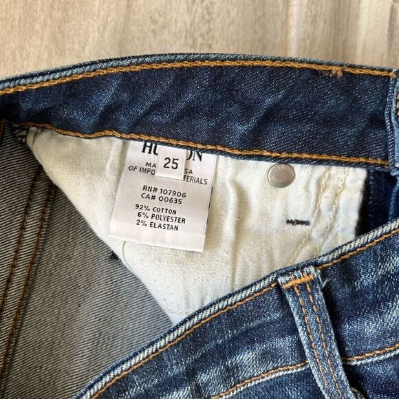 Hudson Jeans With Flares Size 25 Blue Wide Leg - Picture 2 of 4